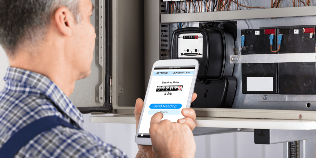 smart gas meter with IoT SIM