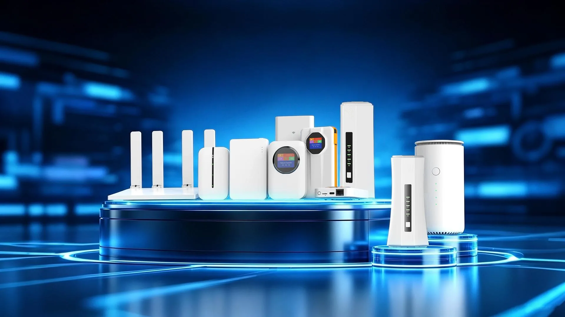Zhongyi portable WiFi, CPE routers and car WiFi product range