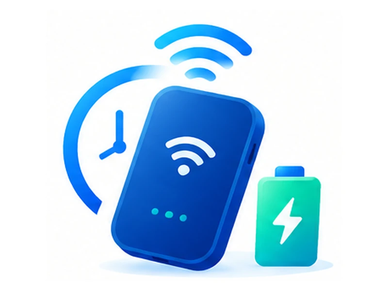 Pocket WiFi hotspot with a long-lasting battery